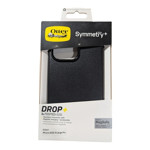 Q3. OtterBox Symmetry+ MagSafe‎ Apple iPhone 2022 X-Large Pro (14 Pro Max) Black - Picture 1 of 1